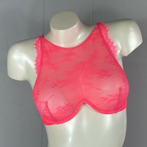Victoria’s Secret Pink High Neck Stretch Lace Bra
